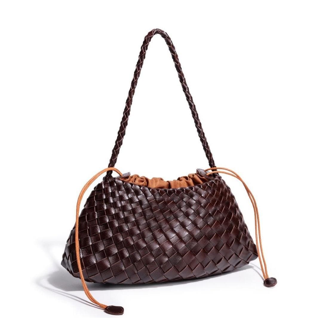 Woven Leather Shoulder Bag 3