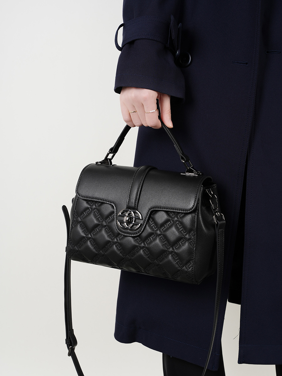 Pebbled Leather Commuter Tote